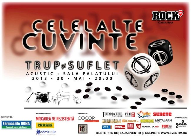 Concert acustic Celelalte Cuvinte la Bucuresti